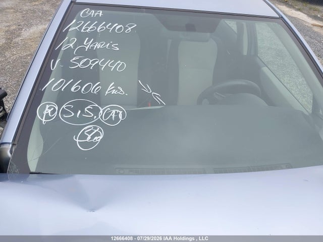 Aukcja sprzedaży 2012 Toyota Yaris, vin: JTDKTUD36CD509440, numer aukcji: 12666408