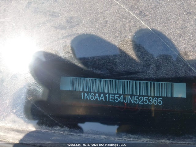 Aukcja sprzedaży 2018 Nissan Titan Platinum/pro-4x/s/sl Midnight Edition/sv/sv Midnight Edition, vin: 1N6AA1E54JN525365, numer aukcji: 12666434