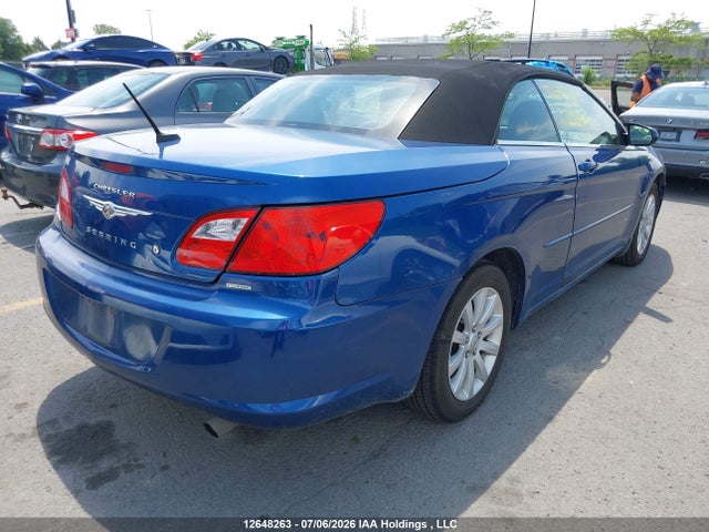 2010 Chrysler Sebring Touring მანქანა იყიდება აუქციონზე, vin: 1C3BC5ED9AN176062, აუქციონის ნომერი: 12648263