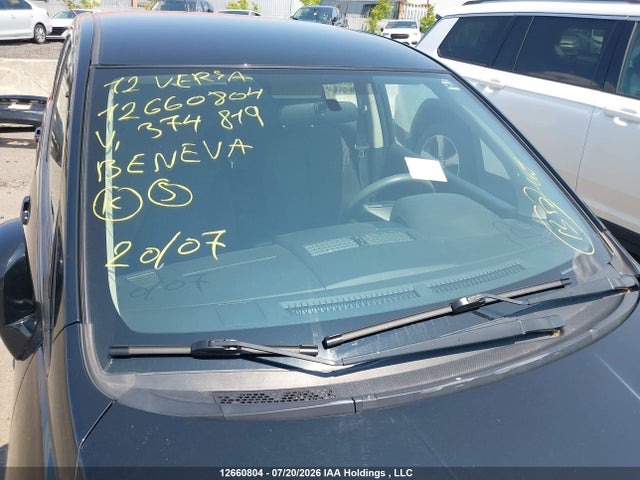 12660804 :رقم المزاد ، 3N1BC1CP1CL374819 vin ، 2012 Nissan Versa 1.8 Sl مزاد بيع