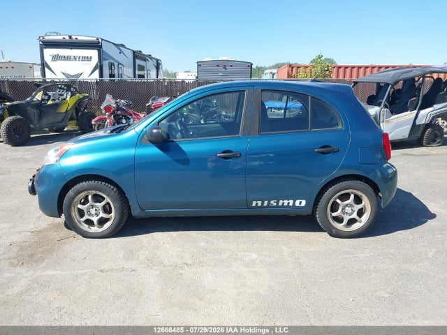 2015 Nissan Micra S/sr/sv მანქანა იყიდება აუქციონზე, vin: 3N1CK3CP2FL221745, აუქციონის ნომერი: 12666485