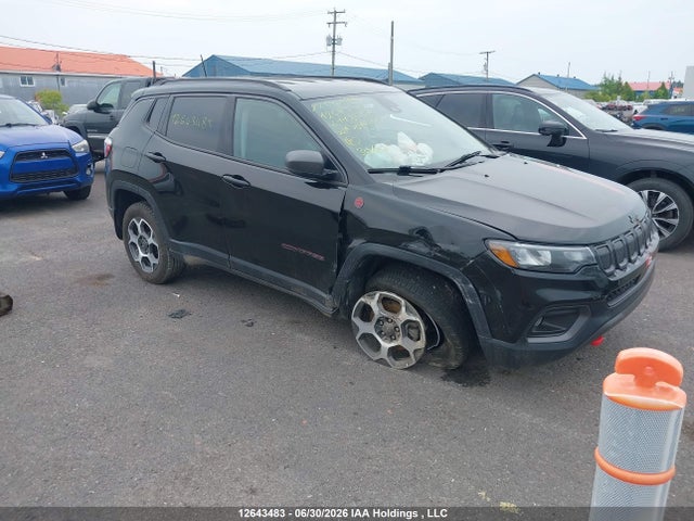 Продажа на аукционе авто 2022 Jeep Compass Trailhawk, vin: 3C4NJDDB3NT118687, номер лота: 12643483