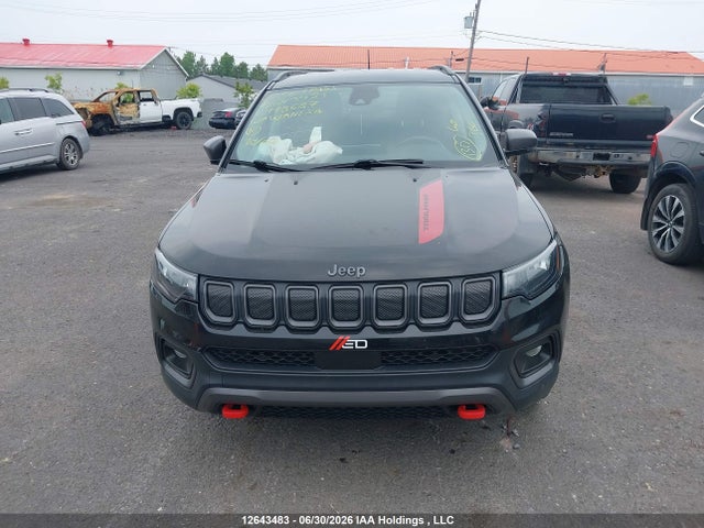 Продажа на аукционе авто 2022 Jeep Compass Trailhawk, vin: 3C4NJDDB3NT118687, номер лота: 12643483