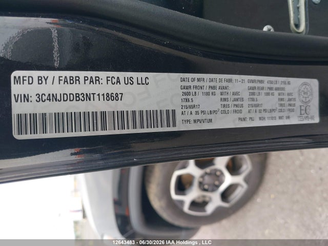 Jeep Compass Trailhawk 2022 3C4NJDDB3NT118687 Image 18