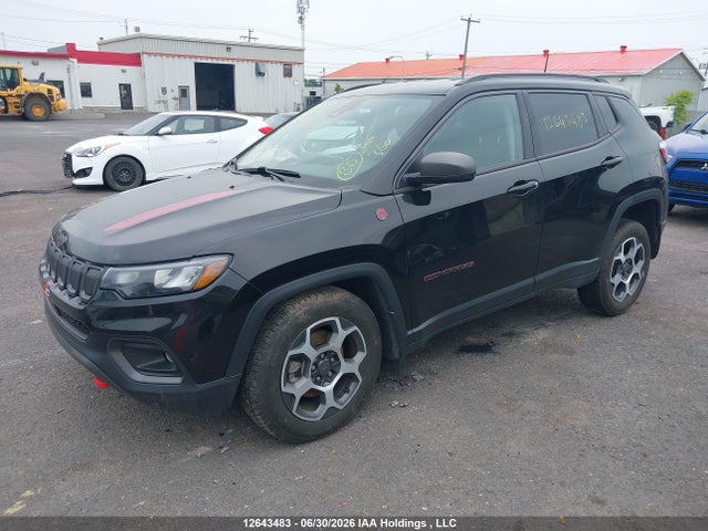 Продажа на аукционе авто 2022 Jeep Compass Trailhawk, vin: 3C4NJDDB3NT118687, номер лота: 12643483