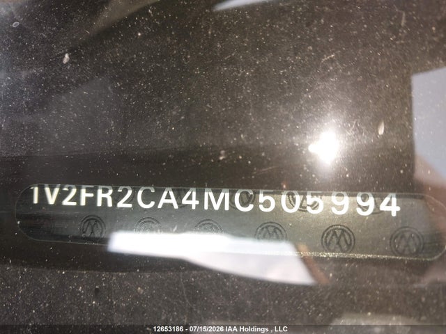 12653186 :رقم المزاد ، 1V2FR2CA4MC505994 vin ، 2021 Volkswagen Atlas 3.6 Fsi Execline مزاد بيع