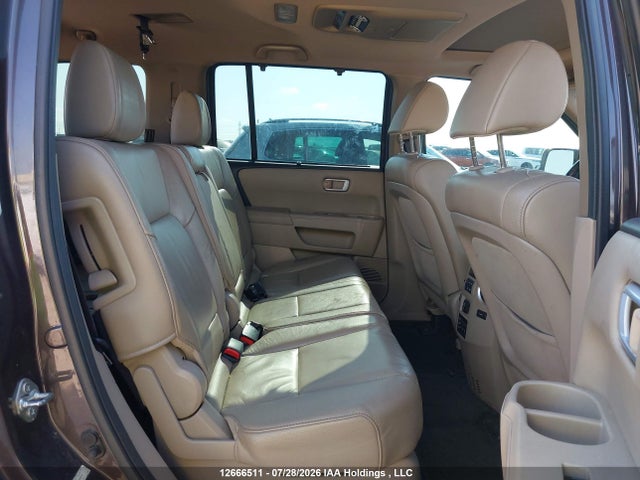 2013 Honda Pilot Touring მანქანა იყიდება აუქციონზე, vin: 5FNYF4H98DB506226, აუქციონის ნომერი: 12666511
