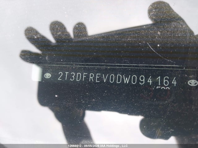 2013 Toyota Rav4 Limited მანქანა იყიდება აუქციონზე, vin: 2T3DFREV0DW094164, აუქციონის ნომერი: 12666512
