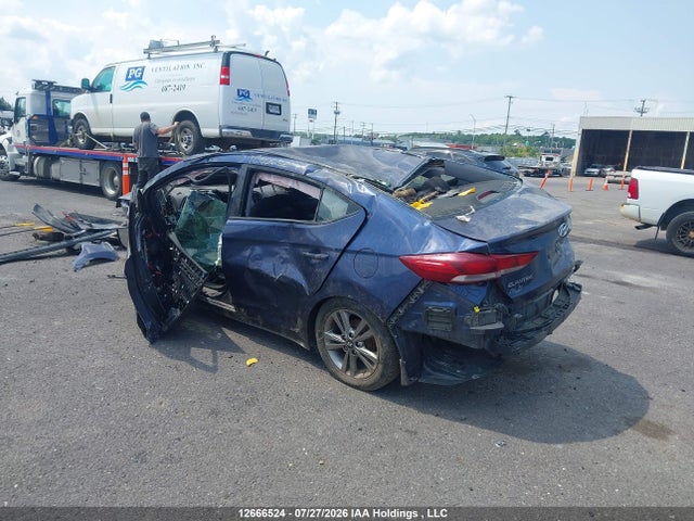 12666524 :رقم المزاد ، KMHD84LF1JU707213 vin ، 2018 Hyundai Elantra Sel/value/limited مزاد بيع
