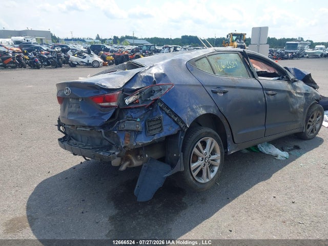12666524 :رقم المزاد ، KMHD84LF1JU707213 vin ، 2018 Hyundai Elantra Sel/value/limited مزاد بيع