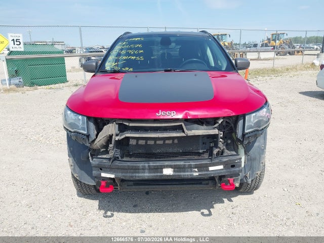 Продажа на аукционе авто 2018 Jeep Compass Trailhawk, vin: 3C4NJDDB4JT489867, номер лота: 12666576