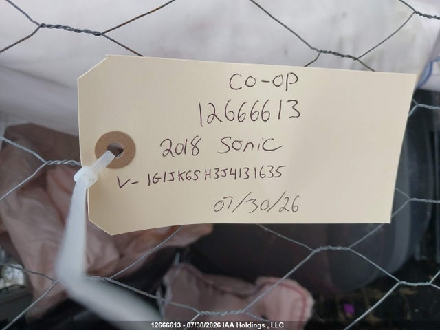 Chevrolet Sonic 2018 1G1JK6SH3J4131635 Image 19