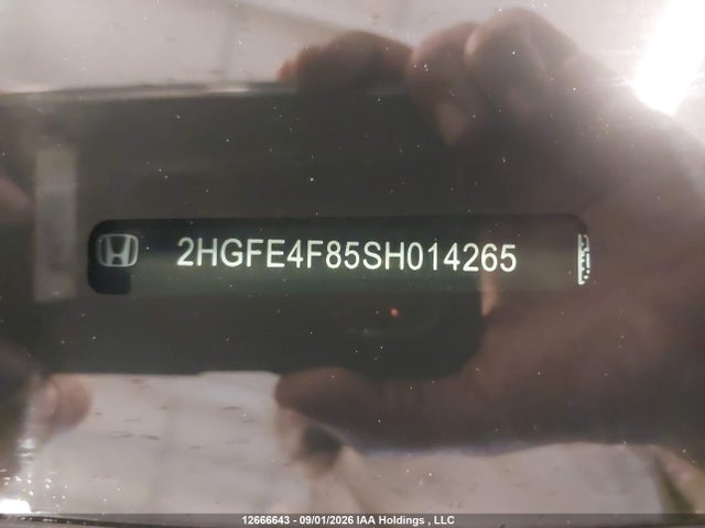 12666643 :رقم المزاد ، 2HGFE4F85SH014265 vin ، 2025 Honda Civic Sport Hybrid/sport Touring Hybrid مزاد بيع