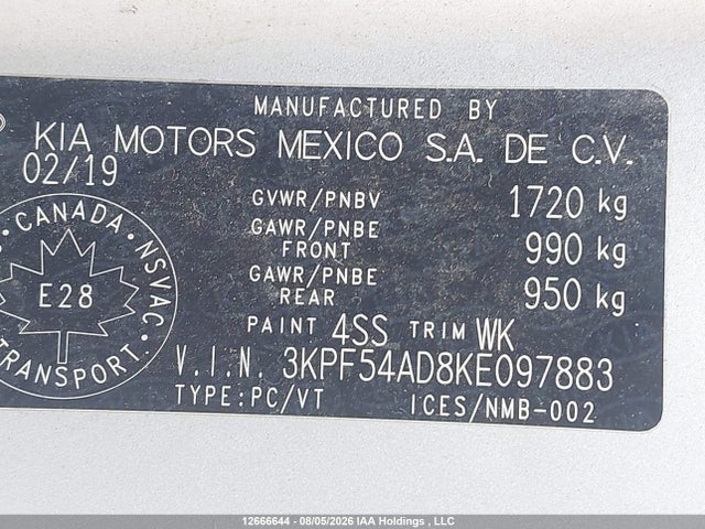 KIA FORTE EX 2019 3KPF54AD8KE097883 Image 9