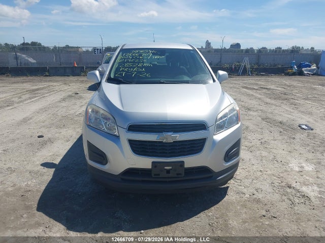 2014 Chevrolet Trax Ls Fwd მანქანა იყიდება აუქციონზე, vin: 3GNCJKEB0EL198256, აუქციონის ნომერი: 12666709