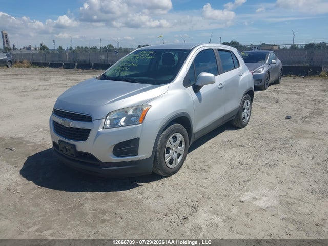 2014 Chevrolet Trax Ls Fwd მანქანა იყიდება აუქციონზე, vin: 3GNCJKEB0EL198256, აუქციონის ნომერი: 12666709
