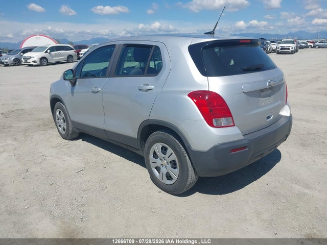 2014 Chevrolet Trax Ls Fwd მანქანა იყიდება აუქციონზე, vin: 3GNCJKEB0EL198256, აუქციონის ნომერი: 12666709