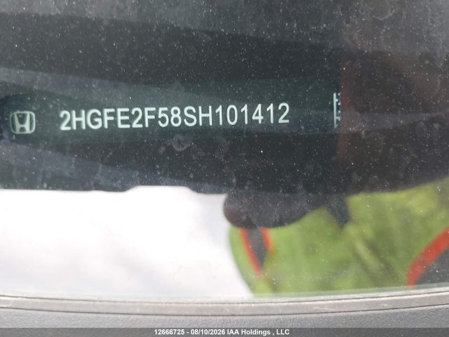 2HGFE2F58SH101412 Honda Civic Sport