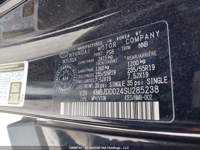 Hyundai Tucson Ultimate 2025 KM8JDDD24SU285238 Image 19
