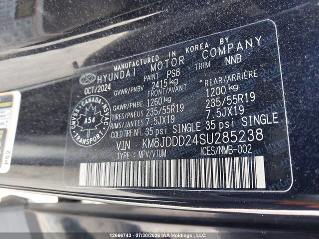Hyundai Tucson Ultimate 2025 KM8JDDD24SU285238 Image 9