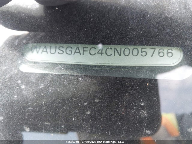 Aukcja sprzedaży 2012 Audi A7 Prestige, vin: WAUSGAFC4CN005766, numer aukcji: 12666749