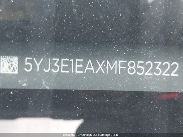 Tesla MODEL 3 2021 5YJ3E1EAXMF852322 Image 20