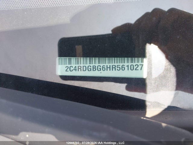 Dodge Grand Caravan Cvp/sxt 2017 2C4RDGBG6HR561027 Image 18