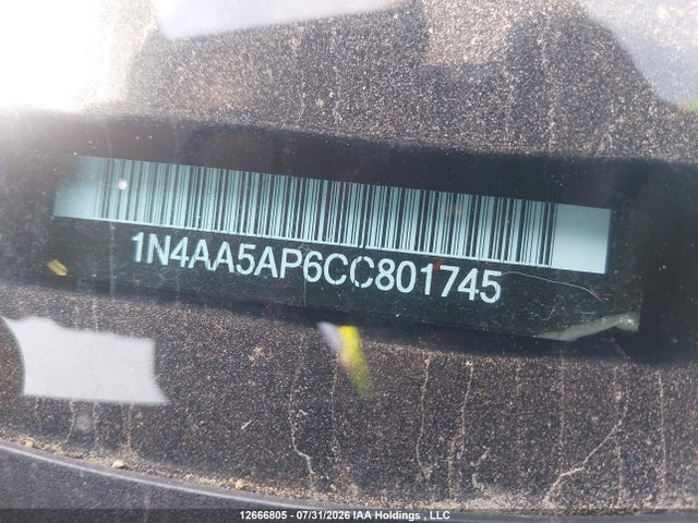Aukcja sprzedaży 2012 Nissan Maxima 3.5 Sv, vin: 1N4AA5AP6CC801745, numer aukcji: 12666805