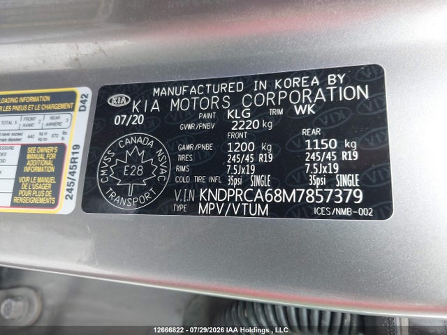 KIA Sportage Sx 2021 KNDPRCA68M7857379 Image 9