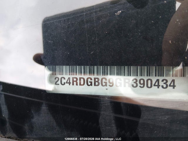 Aukcja sprzedaży 2016 Dodge Grand Caravan Se/sxt, vin: 2C4RDGBG9GR390434, numer aukcji: 12666838