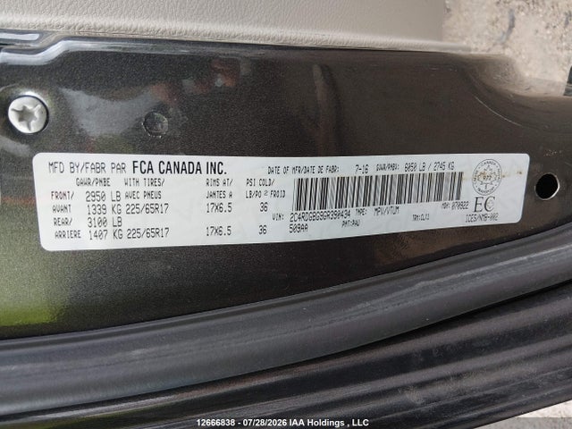 Aukcja sprzedaży 2016 Dodge Grand Caravan Se/sxt, vin: 2C4RDGBG9GR390434, numer aukcji: 12666838