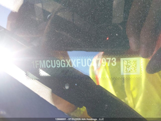 Aukcja sprzedaży 2015 Ford Escape Se, vin: 1FMCU9GXXFUC37973, numer aukcji: 12666851