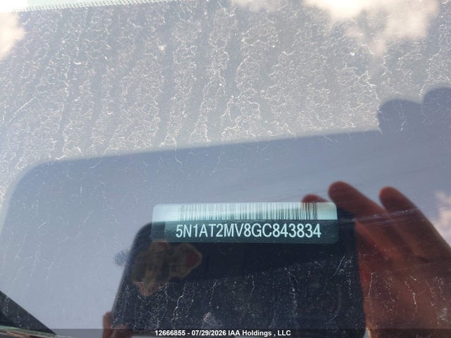 5N1AT2MV8GC843834 Nissan Rogue S/sl Premium/sv