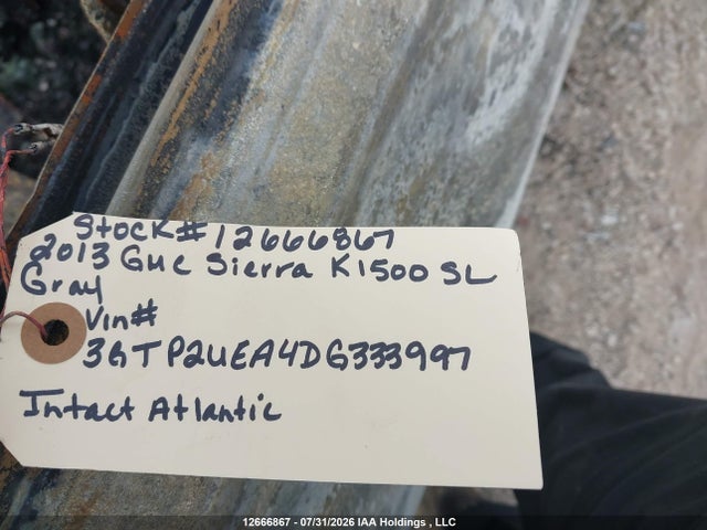 12666867 :رقم المزاد ، 3GTP2UEA4DG333997 vin ، 2013 Gmc Sierra K1500 Sl مزاد بيع