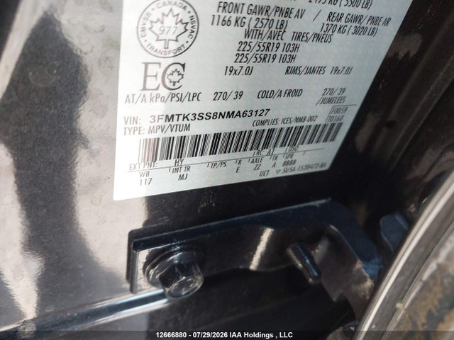 Ford Mustang Mach-e Premium 2022 3FMTK3SS8NMA63127 Image 9
