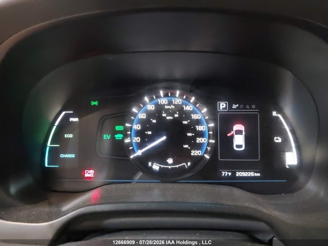 Aukcja sprzedaży 2018 Hyundai Ioniq Hybrid Blue, vin: KMHC75LC0JU096052, numer aukcji: 12666909