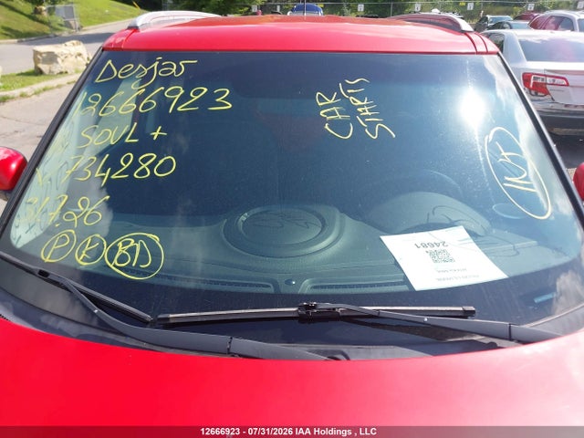 Продажа на аукционе авто 2014 Kia Soul +, vin: KNDJP3A54E7734280, номер лота: 12666923