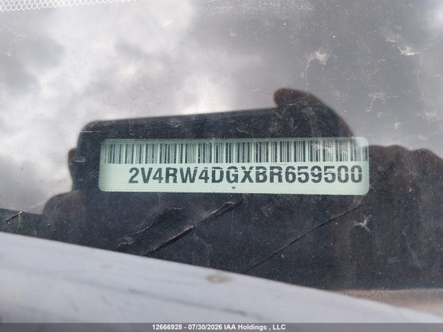 Aukcja sprzedaży 2011 Volkswagen Routan, vin: 2V4RW4DGXBR659500, numer aukcji: 12666928