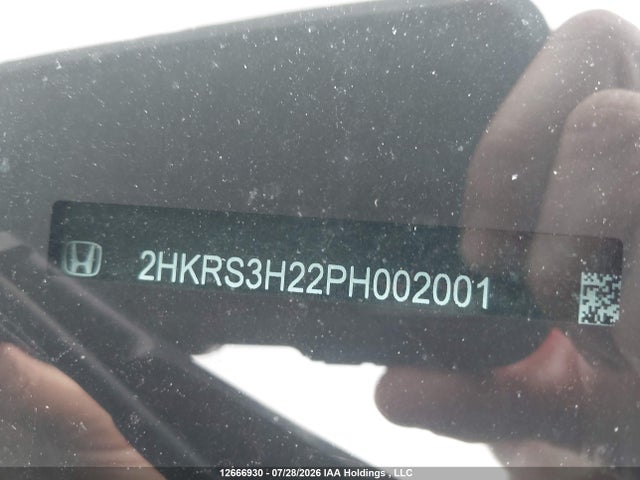 2023 Honda Cr-v Lx მანქანა იყიდება აუქციონზე, vin: 2HKRS3H22PH002001, აუქციონის ნომერი: 12666930