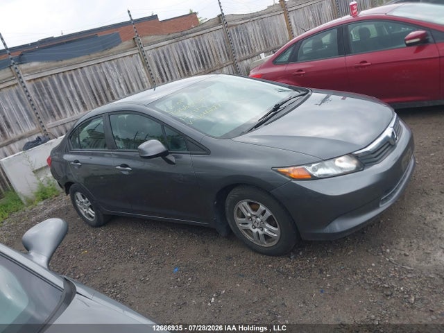 2012 Honda Civic Lx მანქანა იყიდება აუქციონზე, vin: 2HGFB2F44CH104227, აუქციონის ნომერი: 12666935