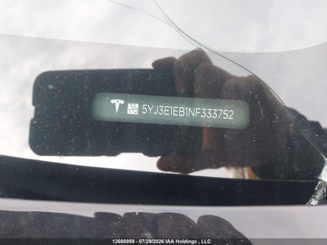 Tesla MODEL 3 2022 5YJ3E1EB1NF333752 Image 18