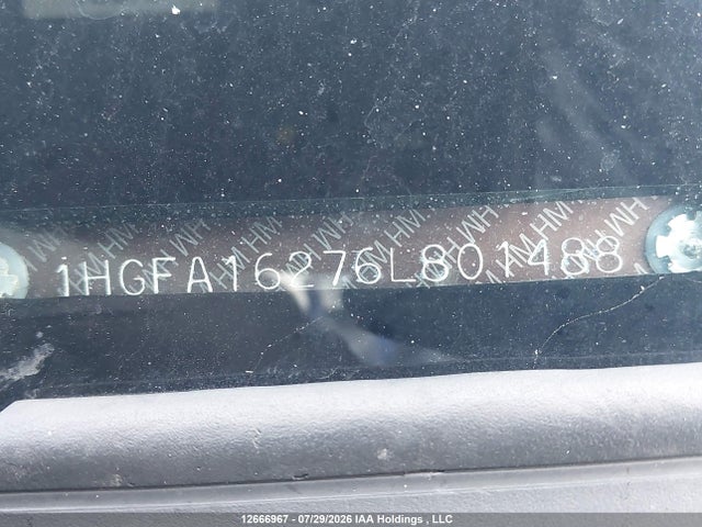 Продаж на аукціоні авто 2006 Honda Civic Dx, vin: 1HGFA16276L801488, номер лоту: 12666967