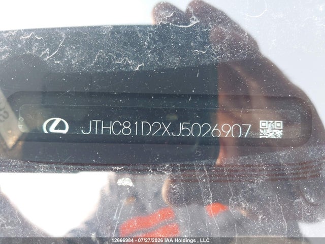 Продажа на аукционе авто 2018 Lexus Is 300 300, vin: JTHC81D2XJ5026907, номер лота: 12666984
