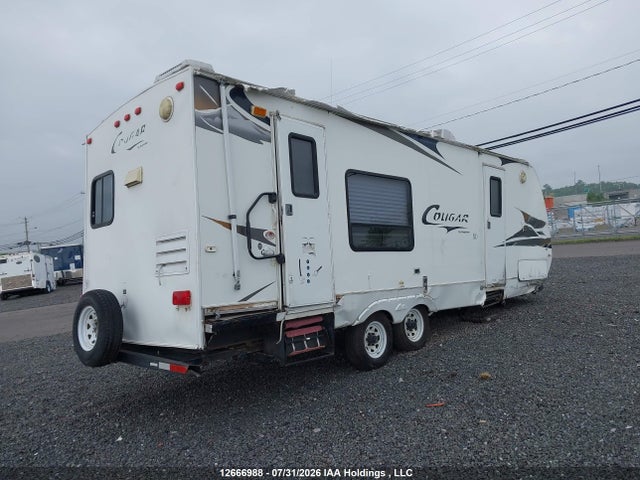 2007 Cougar Cougar Roulotte 40pieds მანქანა იყიდება აუქციონზე, vin: 4YDT2432772502219, აუქციონის ნომერი: 12666988