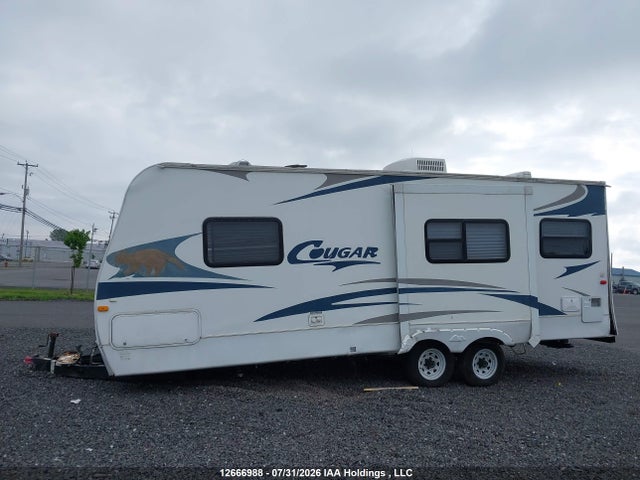 2007 Cougar Cougar Roulotte 40pieds მანქანა იყიდება აუქციონზე, vin: 4YDT2432772502219, აუქციონის ნომერი: 12666988