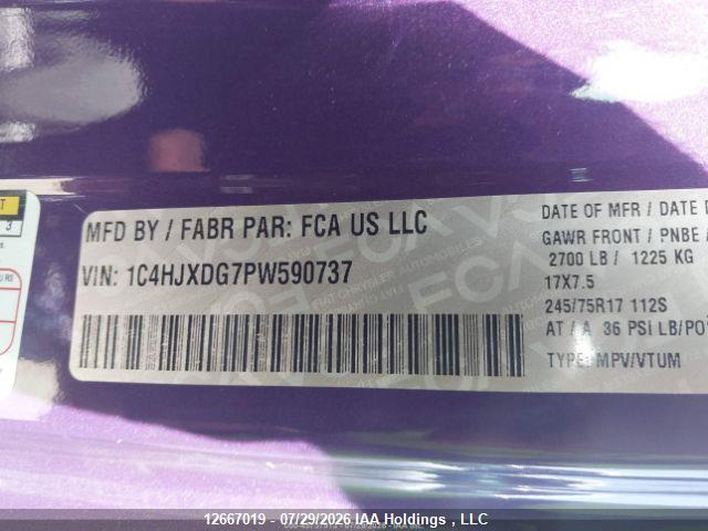 Jeep Wrangler 2023 1C4HJXDG7PW590737 Image 10