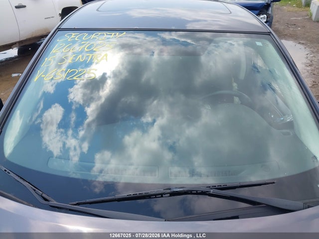 2015 Nissan Sentra 1.8 S/1.8 Sl/1.8 Sr/1.8 Sv მანქანა იყიდება აუქციონზე, vin: 3N1AB7AP9FL651225, აუქციონის ნომერი: 12667025