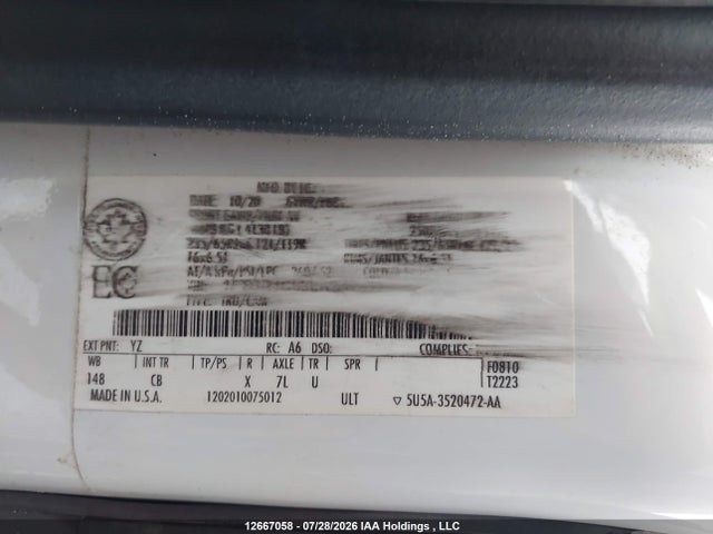 Продаж на аукціоні авто 2020 Ford Transit T-250, vin: 1FTBR1C83LKB47850, номер лоту: 12667058