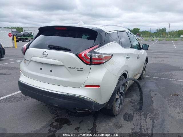 5N1AZ2MH0HN122292 Nissan Murano S/sl/sv/platinum