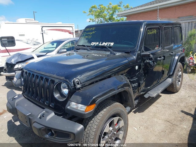 12667078 :رقم المزاد ، 1C4HJXEN8PW529538 vin ، 2023 Jeep Wrangler 4-door Sahara مزاد بيع